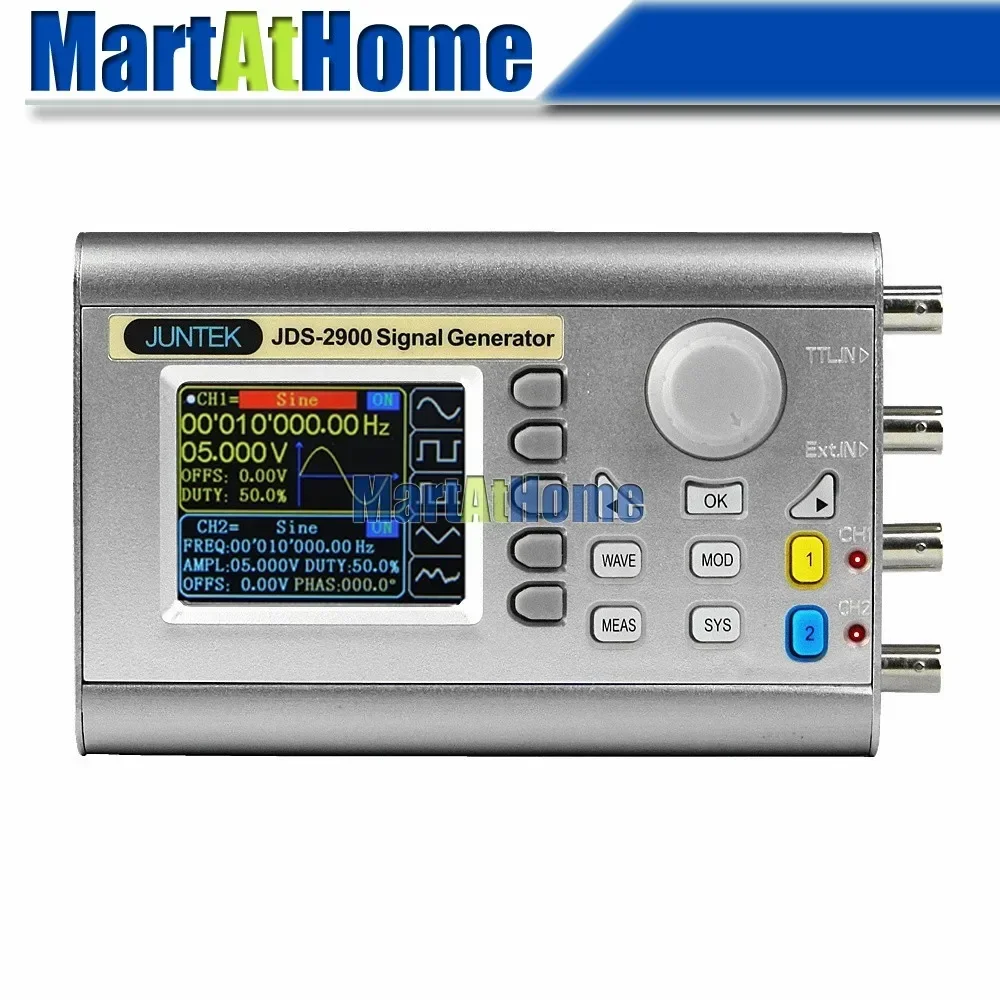 Dual Channel Arbitrary Waveform Function Generator 60Mhz - Цифровой двухканальный генератор сигналов DDS с