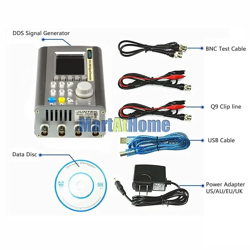 Цифровой двухканальный генерат – обзор и цена Dual Channel Arbitrary Waveform Function Generator 60Mhz