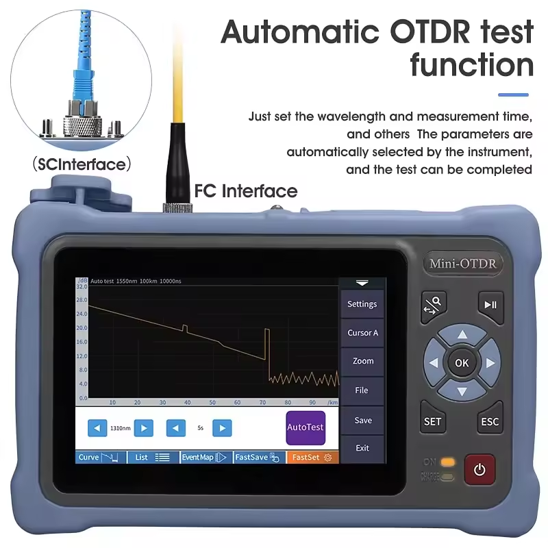 Оптический рефлектометр Novker – обзор и цена Optical Time Domain Reflectometer Otdr 1310 1550Nm